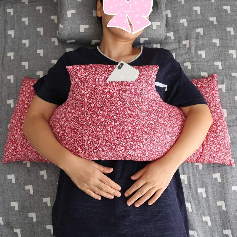 rainbowstar Mastectomy Pillow for Breast Cancer Surgery Lumpectomy Reconstruction Chest Healing Protector Post-Surgery Recovery Support Patient Care (Tiny Flower) - Image 4